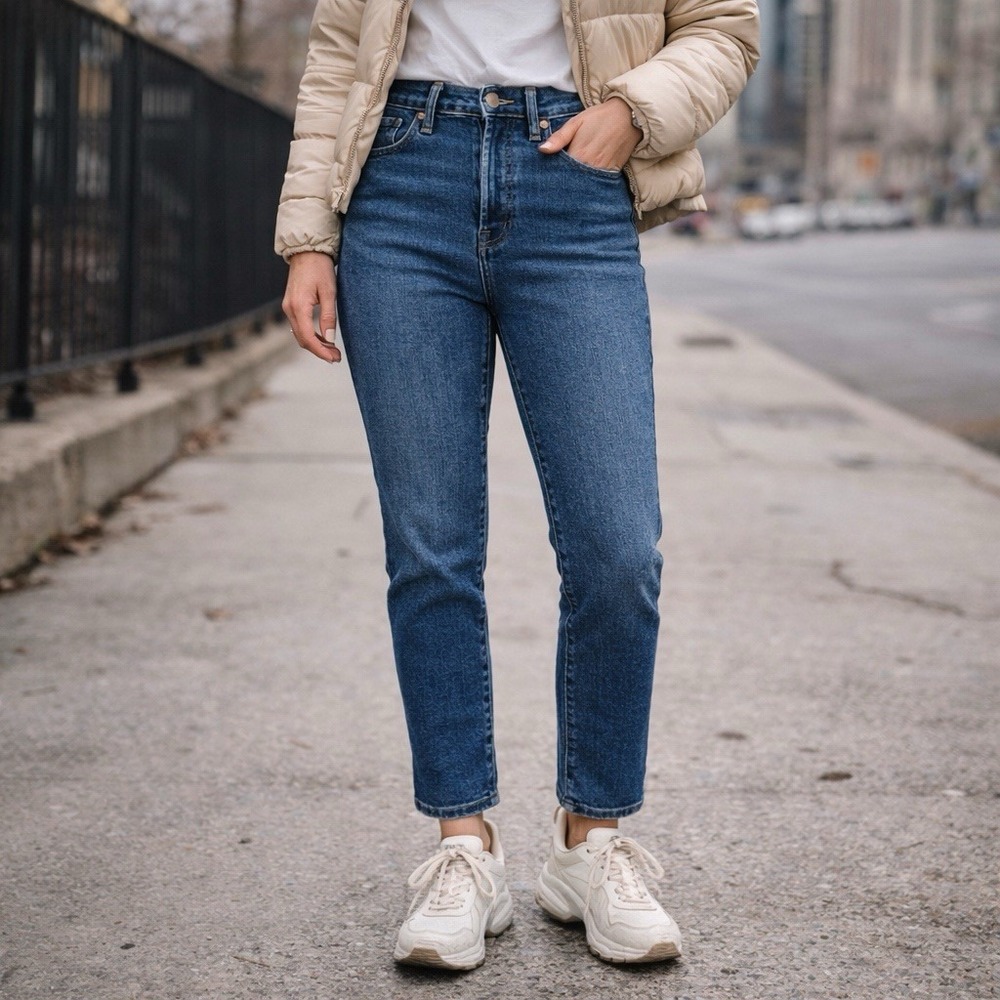 Madewell The Perfect Vintage High Rise Straight Leg Jean Women's Size 25x29‎